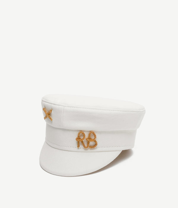 Ruslan Baginskiy Gold-tone Logo Embellished Hat • RB United States