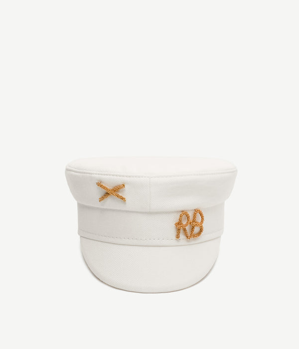 ruslan baginskiy Gold-tone Logo Embellished Hat • RB United States