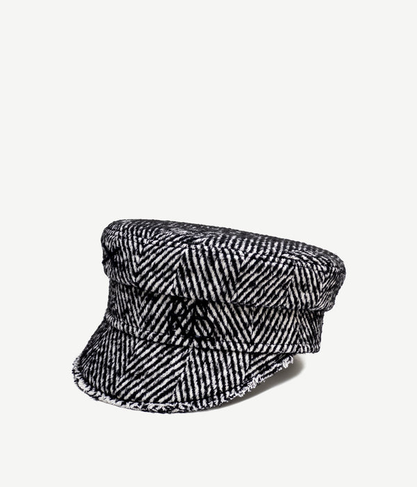 Ruslan Baginskiy Herringbone-wool Baker Boy Cap • RB United States