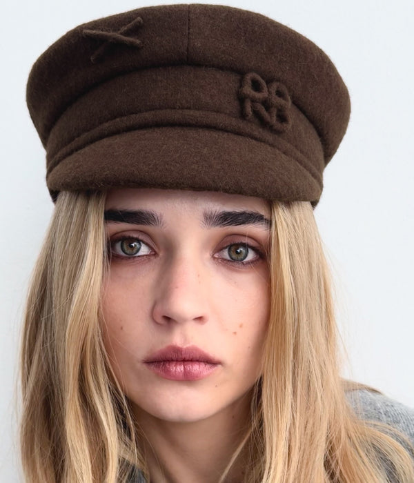 Ruslan Baginskiy Logo-embellished Baker Boy Cap • RB United States