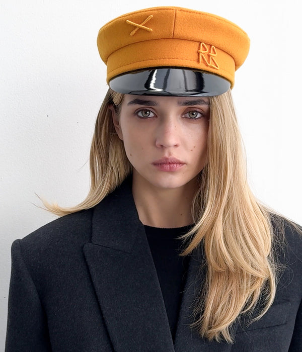 Ruslan Baginskiy Logo-embellished Baker Boy Cap • RB United States