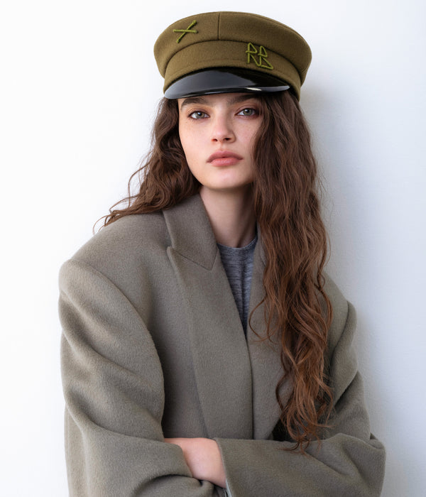 Ruslan Baginskiy Logo-embellished Baker Boy Cap • RB United States