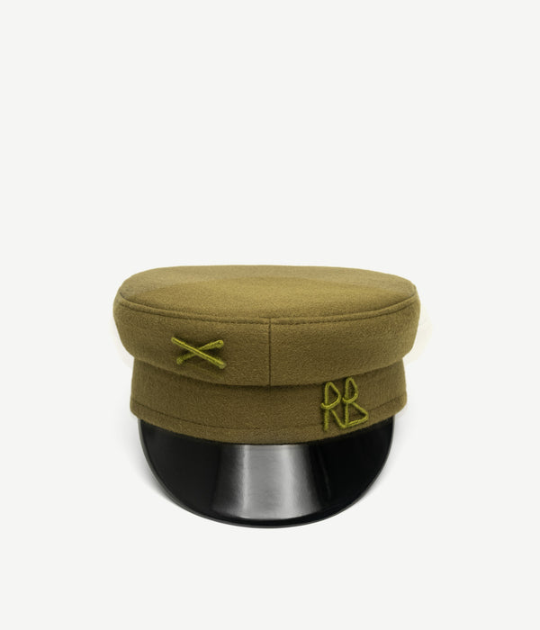 ruslan baginskiy Logo-embellished Baker Boy Cap • RB United States