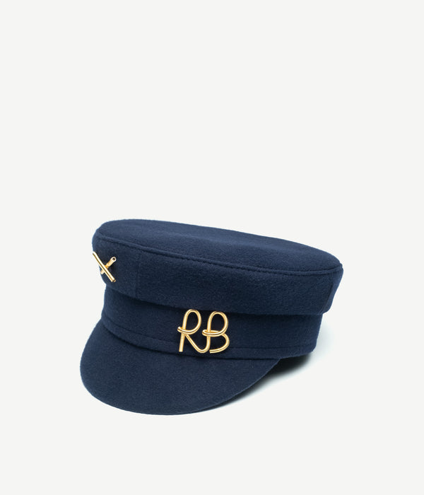 Ruslan Baginskiy Logo-embellished Baker Boy Cap • RB United States