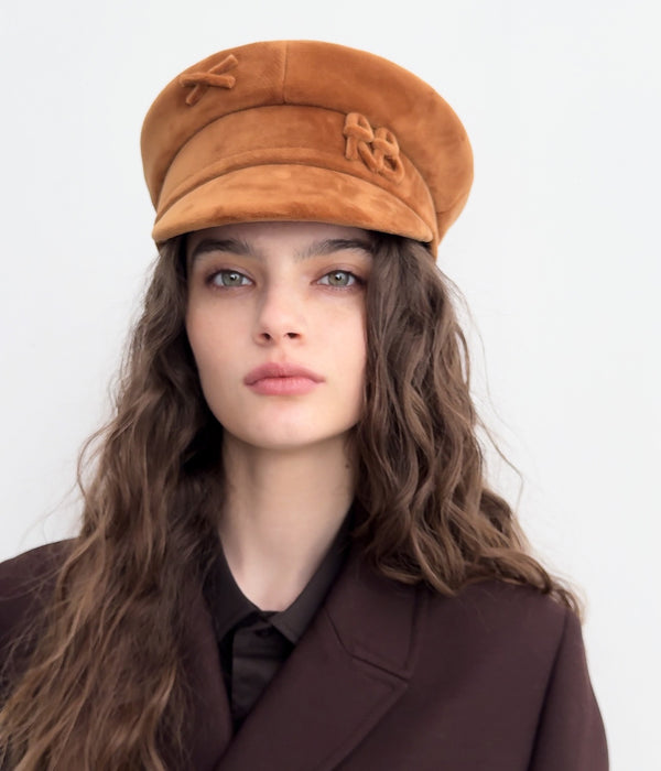 Ruslan Baginskiy Logo-embellished Baker Boy Cap • RB United States