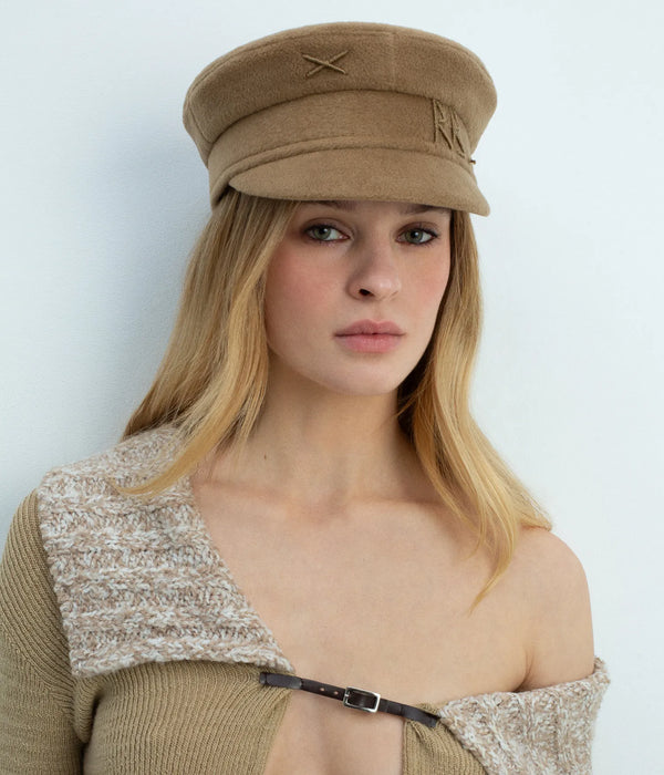 Ruslan Baginskiy Logo-embellished Baker Boy Cap • RB United States