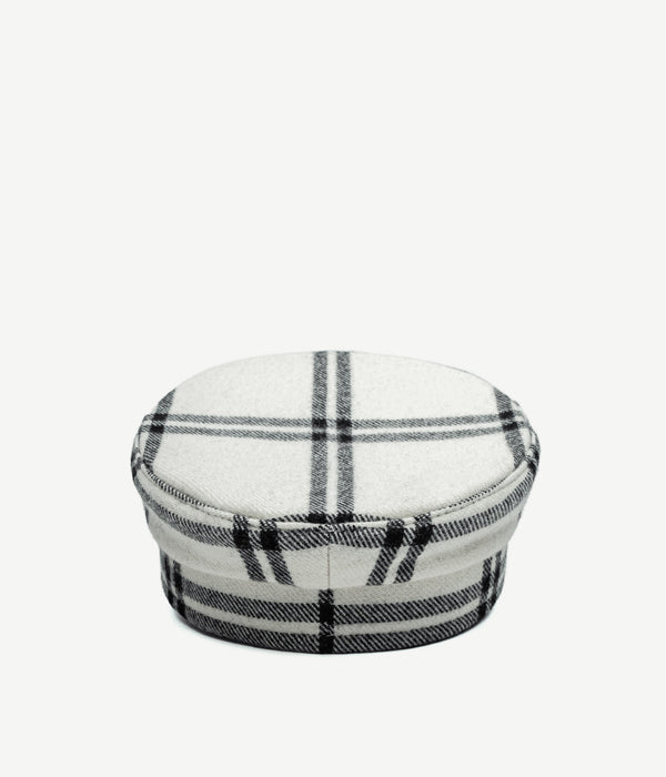 Ruslan Baginskiy Logo-embellished Checked Baker Boy Cap • RB United States