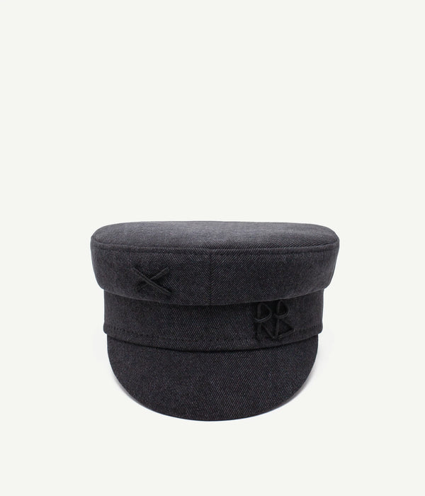 ruslan baginskiy Logo-embellished Denim Baker Boy Cap • RB United States