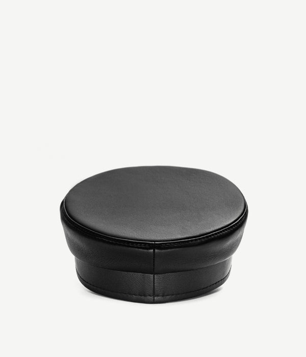 Ruslan Baginskiy Logo-embellished Leather Baker Boy Cap • RB United States