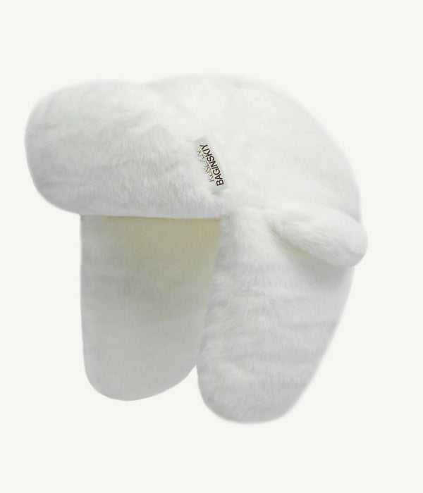 Ruslan Baginskiy Logo-Patch Faux Fur Aviator Hat • RB United States