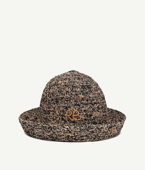 Ruslan Baginskiy Melange Monogram-Embellished Bucket Hat • RB United States