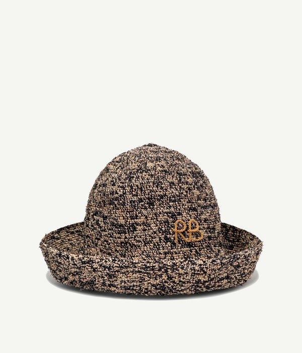 ruslan baginskiy Melange Monogram-Embellished Bucket Hat • RB United States