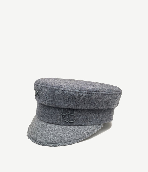 Ruslan Baginskiy Monogram Embellished Baker Boy Cap • RB United States