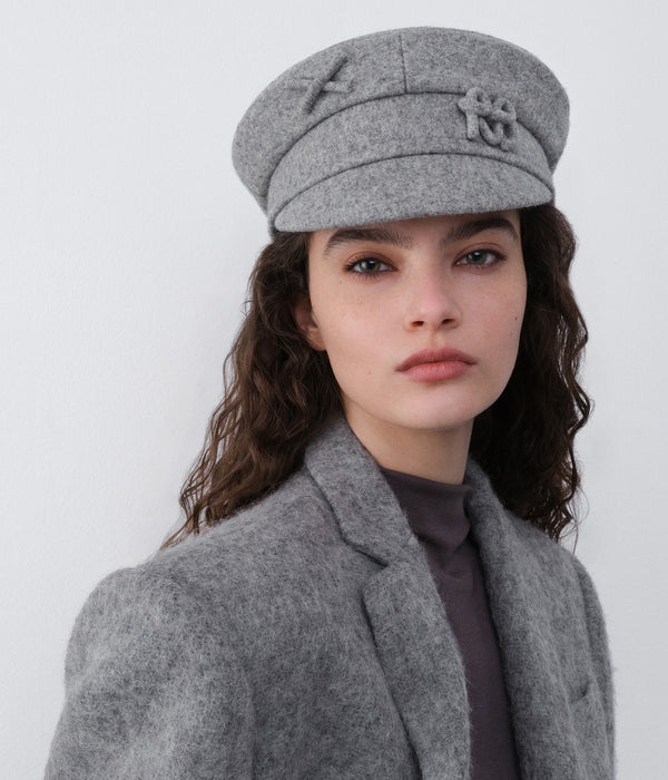 Ruslan Baginskiy Monogram-embellished Baker Boy Cap • RB United States