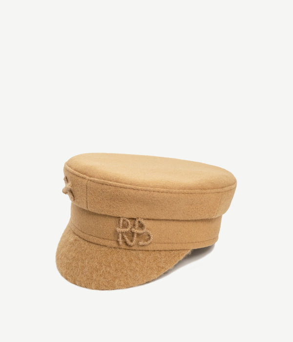 Ruslan Baginskiy Monogram-embellished Baker Boy Cap • RB United States