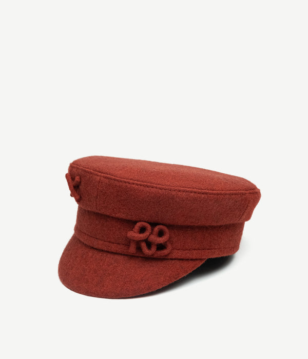 Ruslan Baginskiy Monogram-embellished Baker Boy Cap • RB United States