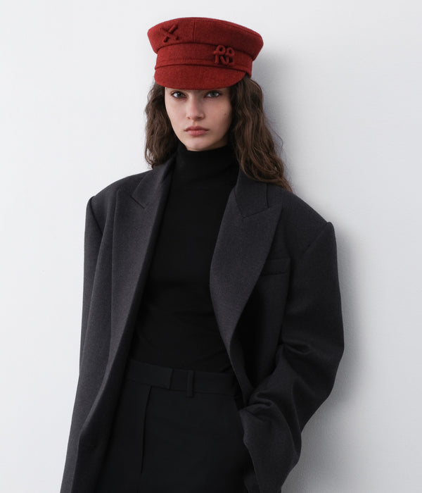 Ruslan Baginskiy Monogram-embellished Baker Boy Cap • RB United States