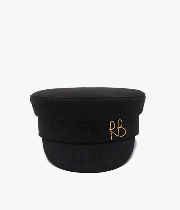 ruslan baginskiy Monogram-embellished Baker Boy Cap • RB United States