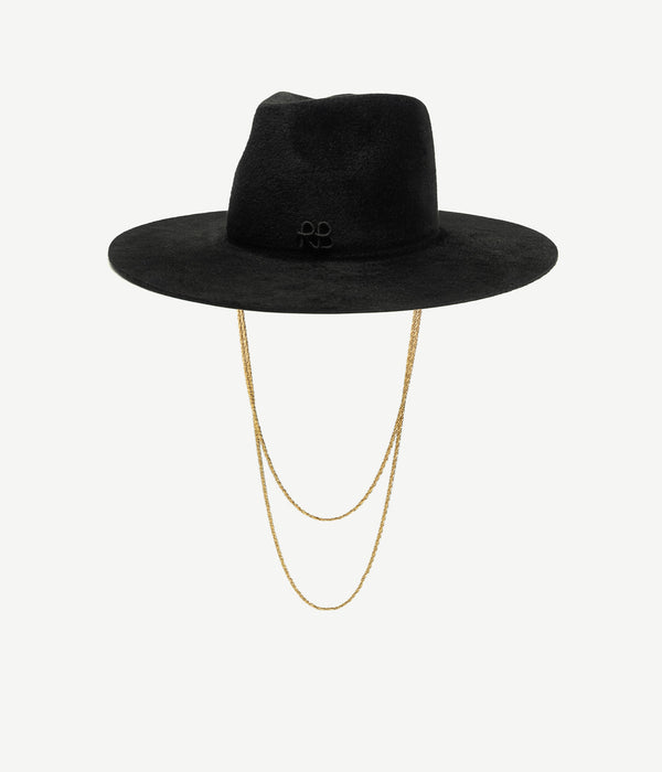 Ruslan Baginskiy Monogram-embellished Fedora Hat • RB United States