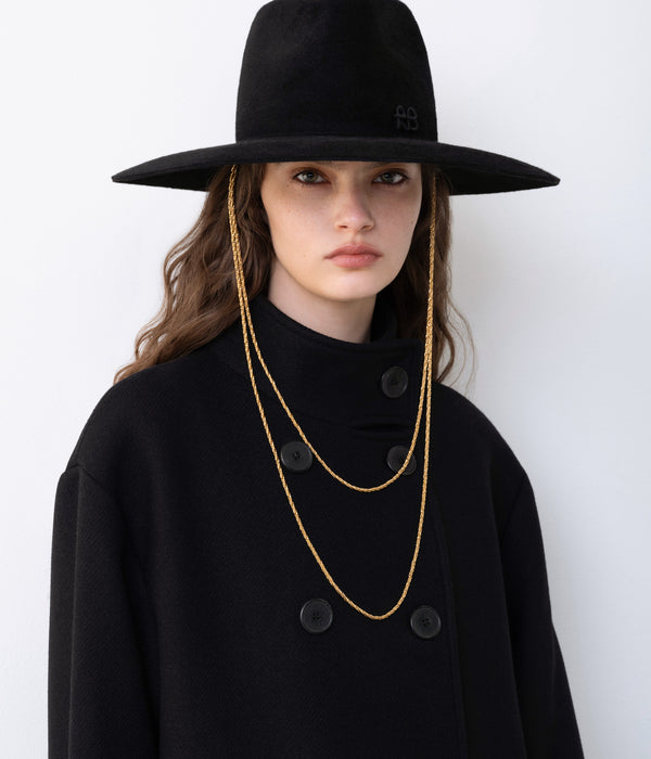 Ruslan Baginskiy Monogram-embellished Fedora Hat • RB United States