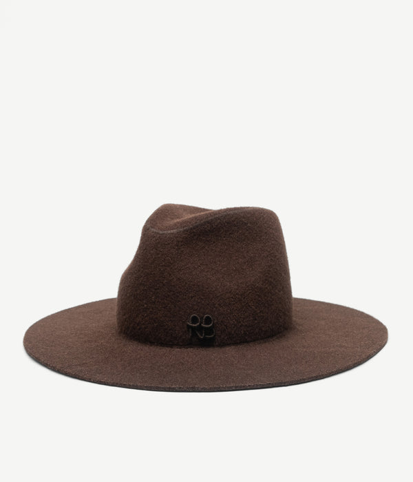 Ruslan Baginskiy Monogram-embellished Fedora Hat • RB United States