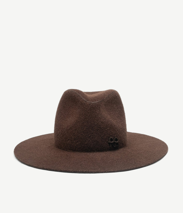 ruslan baginskiy Monogram-embellished Fedora Hat • RB United States