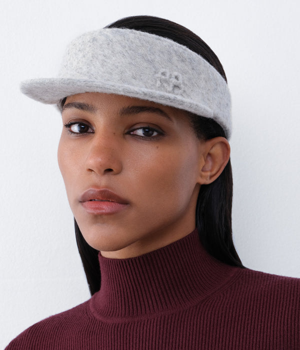 Ruslan Baginskiy Monogram-embellished Wool-blend Visor • RB United States