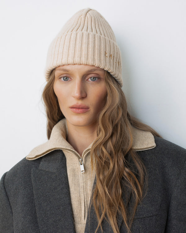 Ruslan Baginskiy Monogram-embroidered Wool Beanie • RB United States