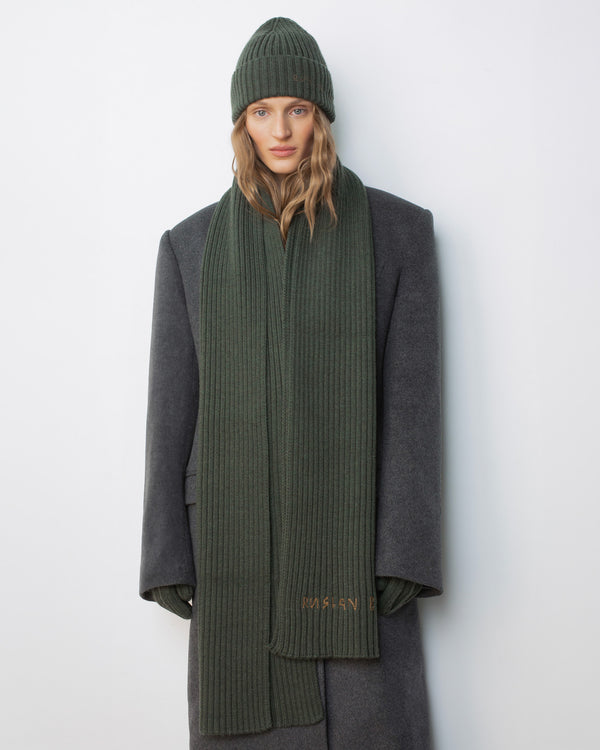 Ruslan Baginskiy Monogram-embroidered Wool Beanie • RB United States