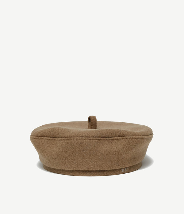 ruslan baginskiy Monogram-embroidered Wool Beret • RB United States