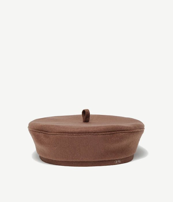 ruslan baginskiy Monogram-embroidered Wool Beret • RB United States