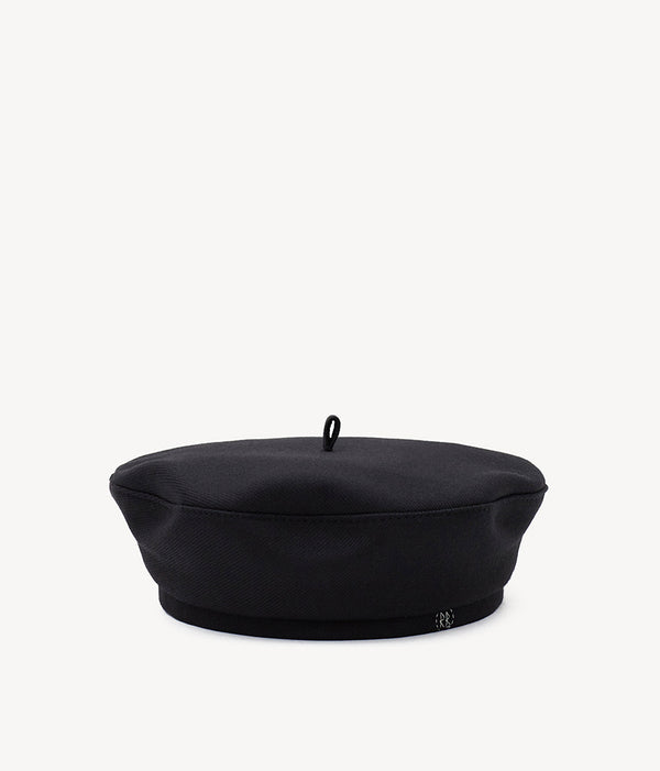 ruslan baginskiy Monogram-embroidered Wool-blend Beret • RB United States