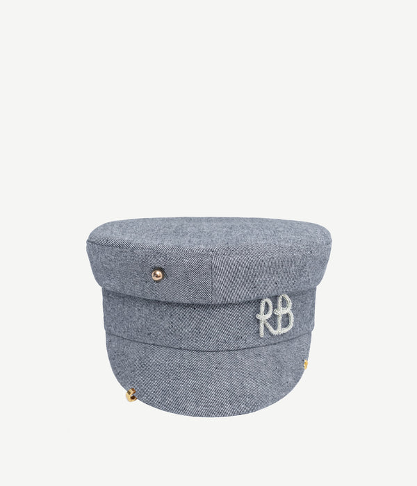 ruslan baginskiy Pierced Baker Boy Cap • RB United States