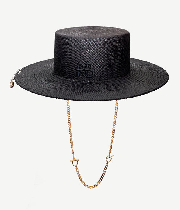 Ruslan Baginskiy Pierced Canotier Hat • RB United States