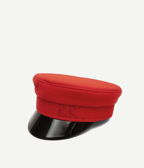 Ruslan Baginskiy Red Wool Baker Boy Cap • RB United States