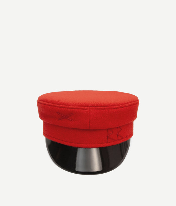 ruslan baginskiy Red Wool Baker Boy Cap • RB United States