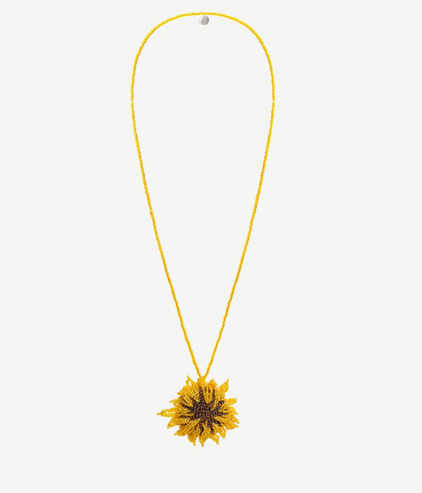 Ruslan Baginskiy Set Of Two Necklaces — Sunflower And Monogram Logo • RB United States