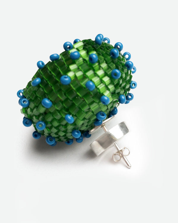 Ruslan Baginskiy SKARBY Yellow And Mint Beaded Earrings • RB United States