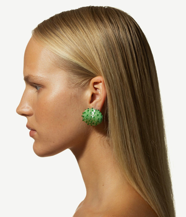 Ruslan Baginskiy SKARBY Yellow And Mint Beaded Earrings • RB United States