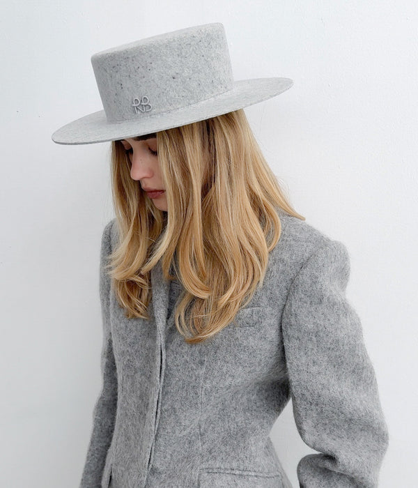 Ruslan Baginskiy Wool Felt Canotier Hat • RB United States