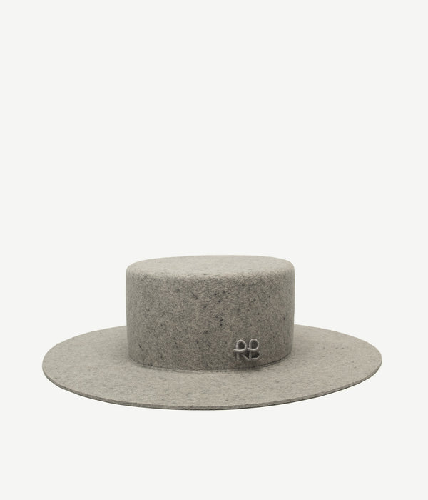 ruslan baginskiy Wool Felt Canotier Hat • RB United States