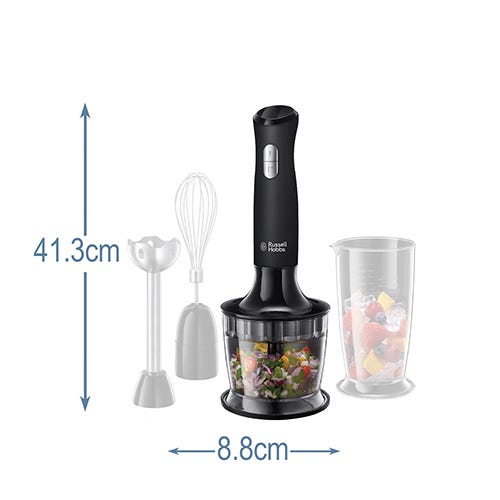 Russell Hobbs Desire Matte Black 3 In 1 Hand Blender