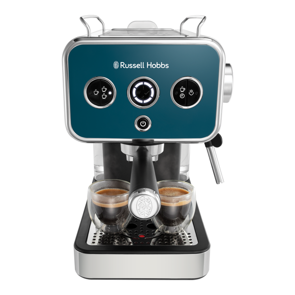 russell hobbs Distinctions Espresso Machine Ocean Blue