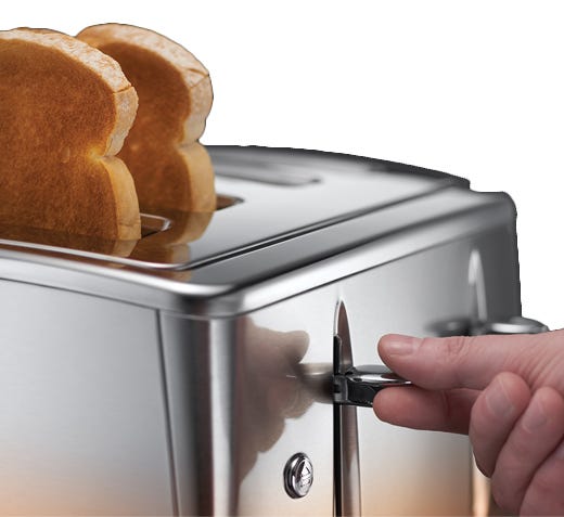 Russell Hobbs Eclipse Copper Sunset 4 Slice Toaster