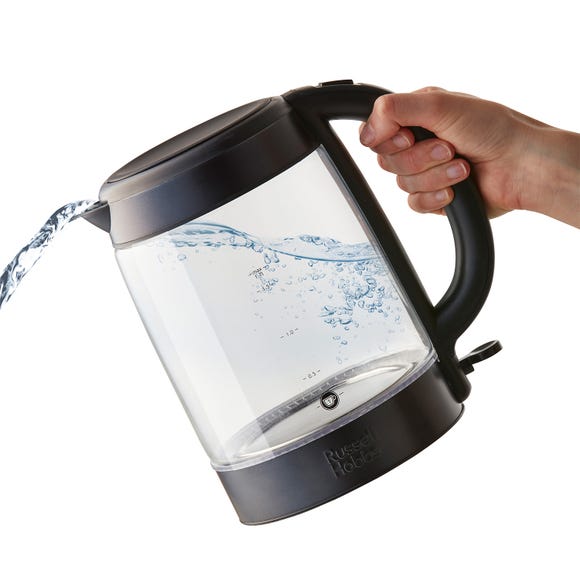 Russell Hobbs Illuminating Glass Kettle Matte Black