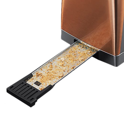 Russell Hobbs Luna Toaster 2 Slice Long Slot Copper