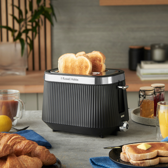 Russell Hobbs Brontë 2S Toaster Black