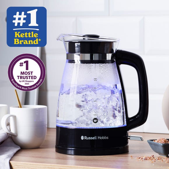 Russell Hobbs Classic Glass Kettle - Black