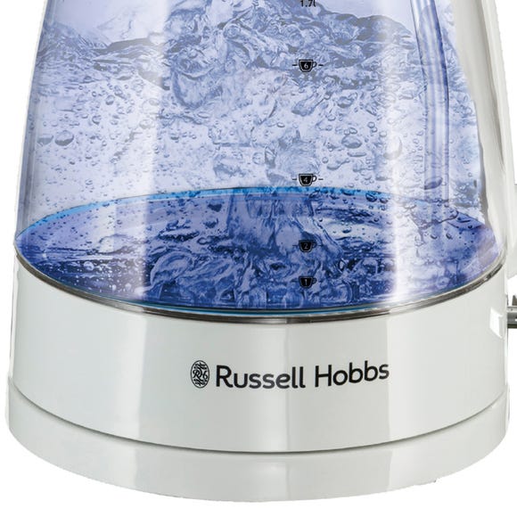 Russell Hobbs Classic Glass Kettle - White