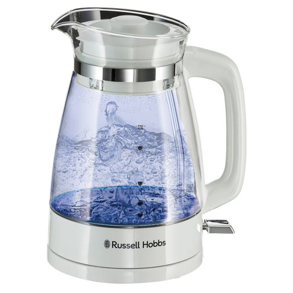 russell hobbs Classic Glass Kettle - White